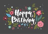 Smell the Celebration - Happy Birthday Card